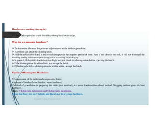 Inprocess as per usp ip bp tablets