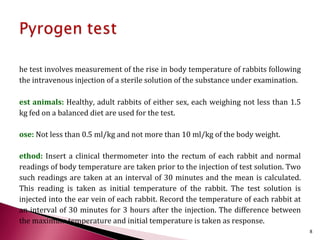 Inprocess Test Image Inprocess quality control tests for biological products | PPT