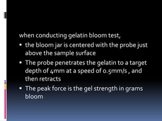Form Testing Bloom In process stability control test for capsule | PPTX