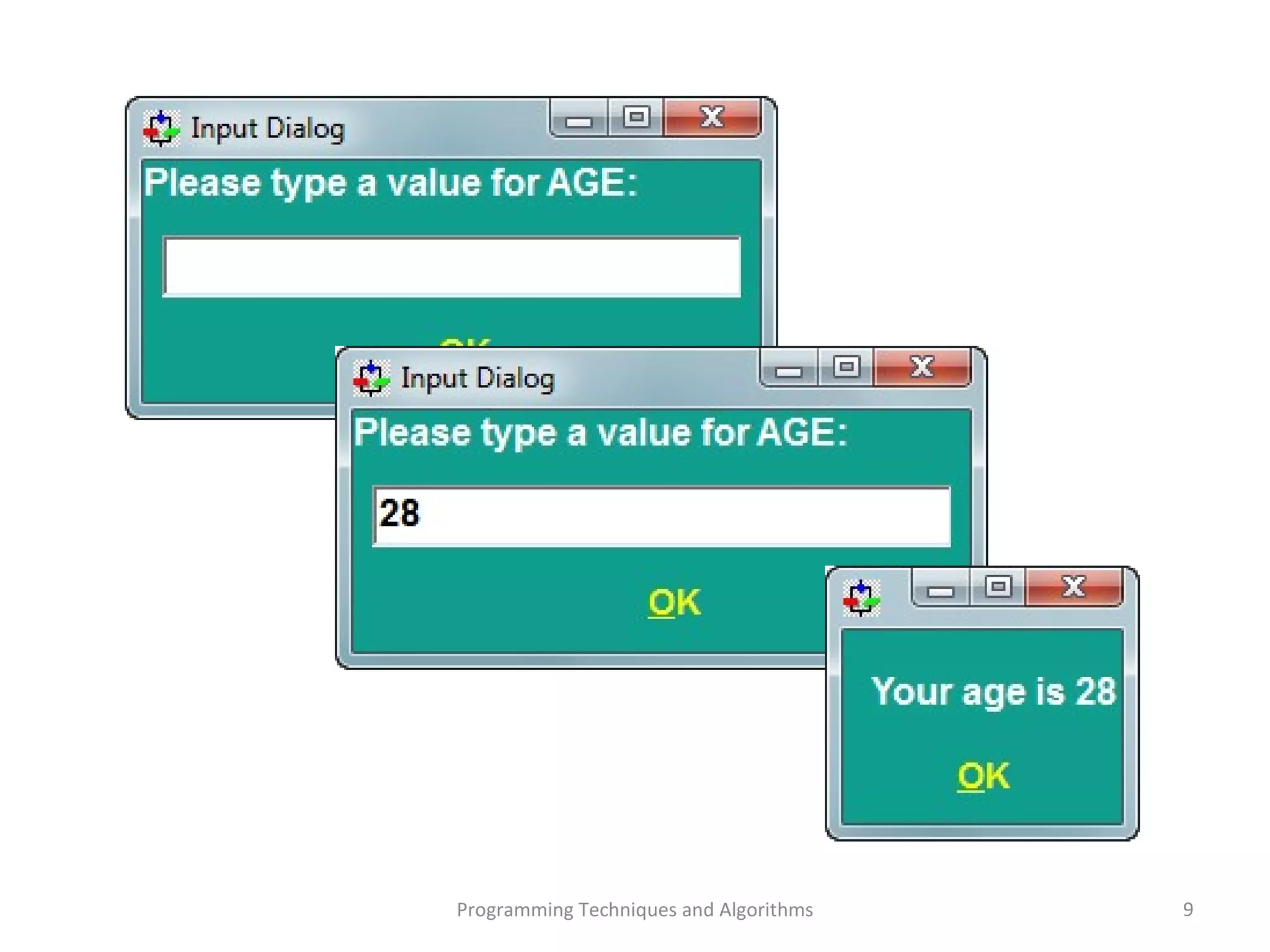Programming Techniques and Algorithms