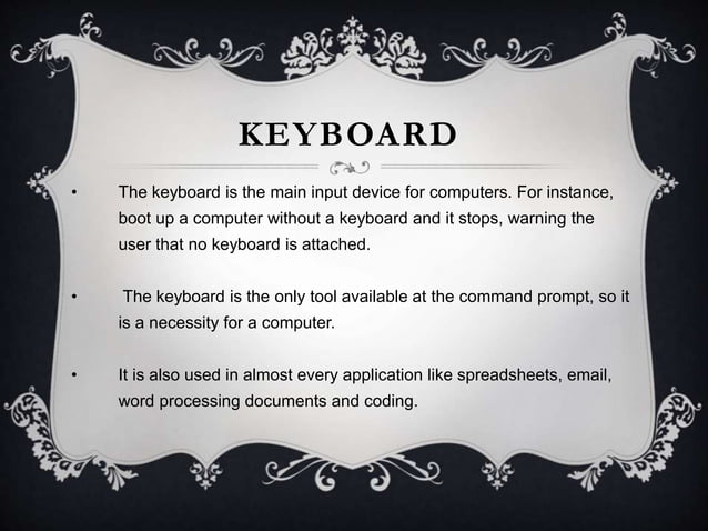 basic Input output device presentation | PPT