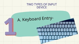 Input Entry input and output devices in computer tec | PPTX