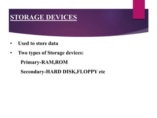Input output-storage | PPTX