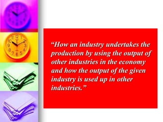 Input output analysis 2 | PPT