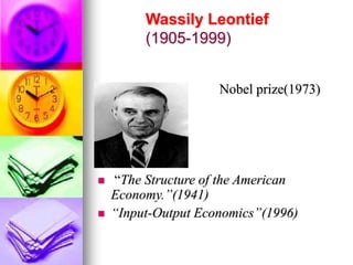 Input output analysis 2 | PPT | Business | Business and Finance