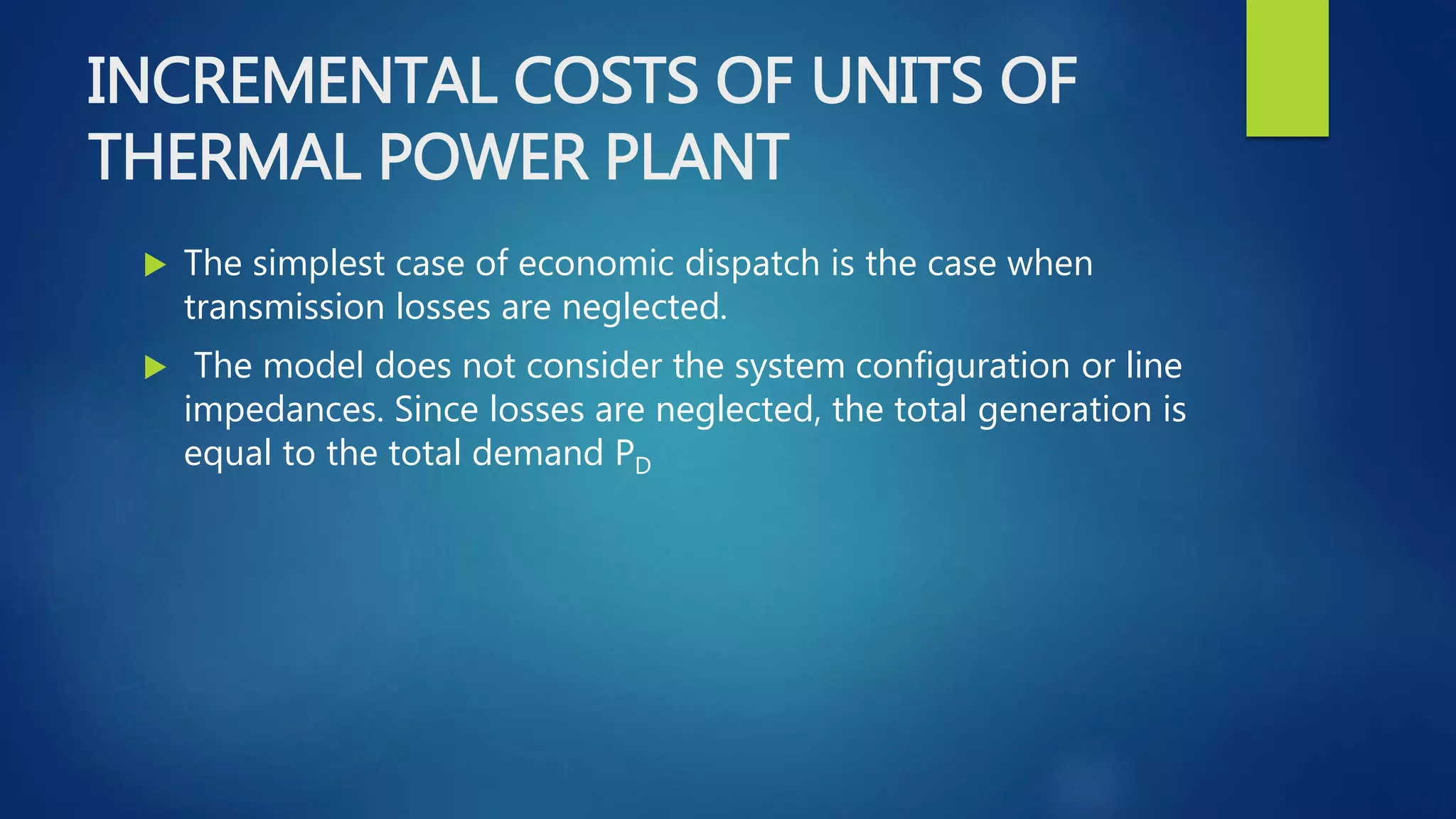 Input output , heat rate characteristics and Incremental cost | PPTX ...