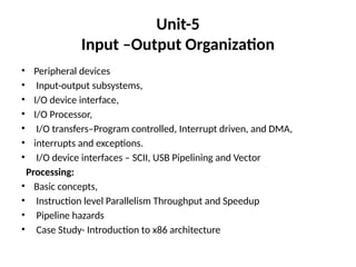 input -output organization From Computer Organization and Architecture.pptx