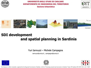 SDI development and spatial planning in Sardinia, di Yuri Iannuzzi, Michele Campagna