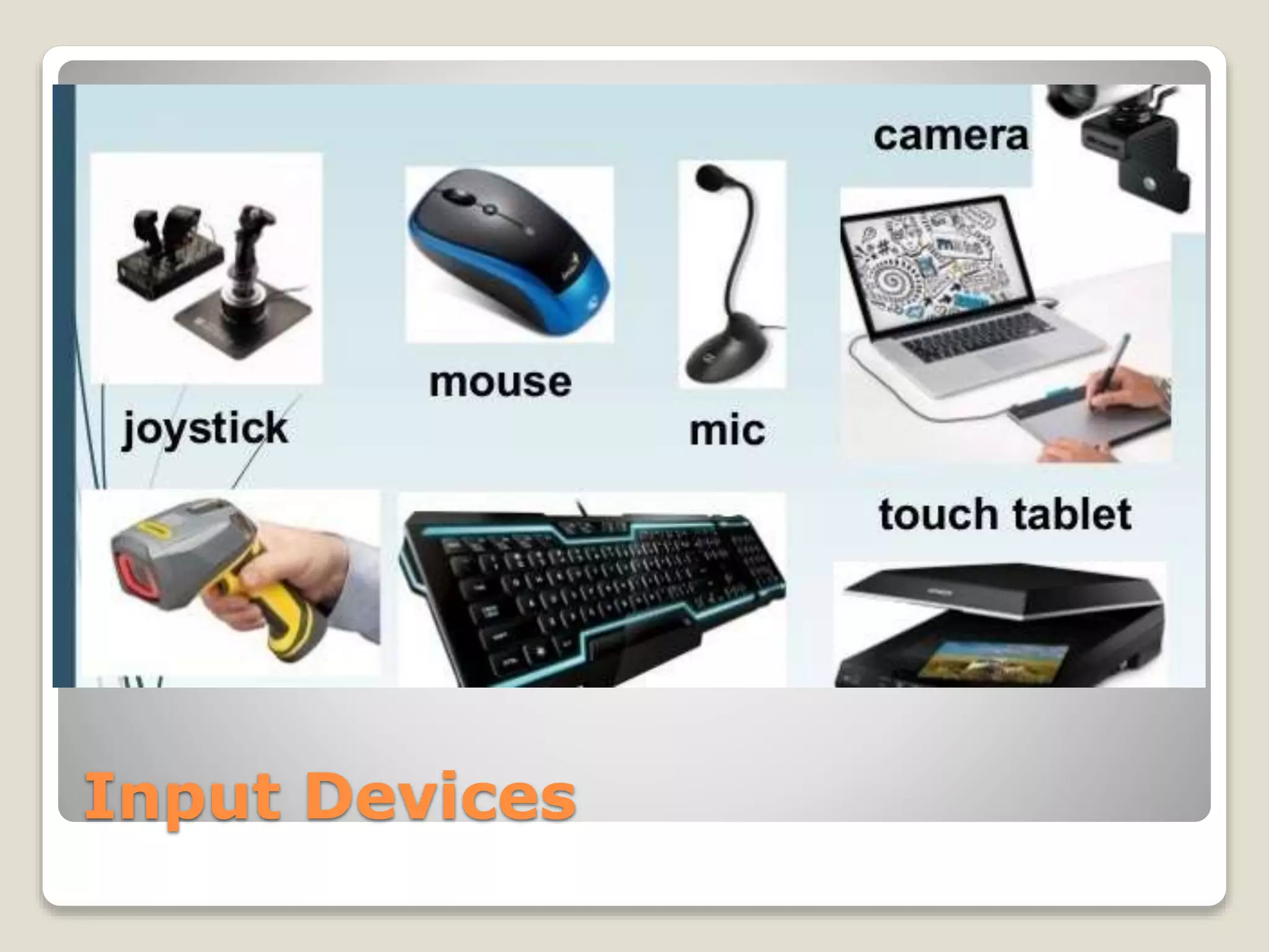 Input and output device | PPTX | Computer Peripherals | Computing