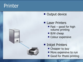 Input And Output Devices | PPT
