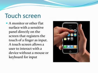 Input and output devices | PPTX