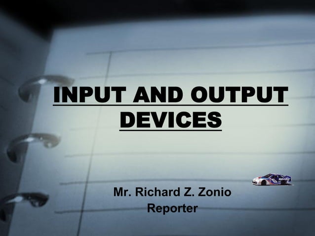 Input and output devices | PDF