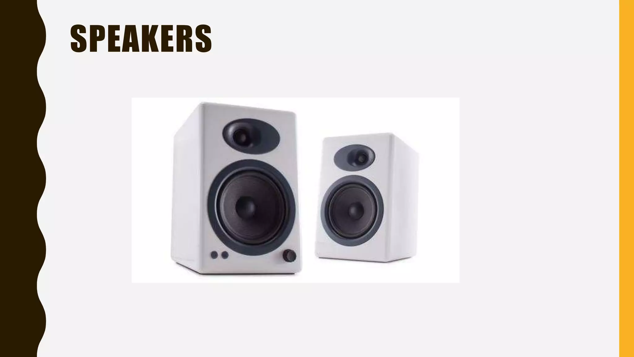 SPEAKERS
 