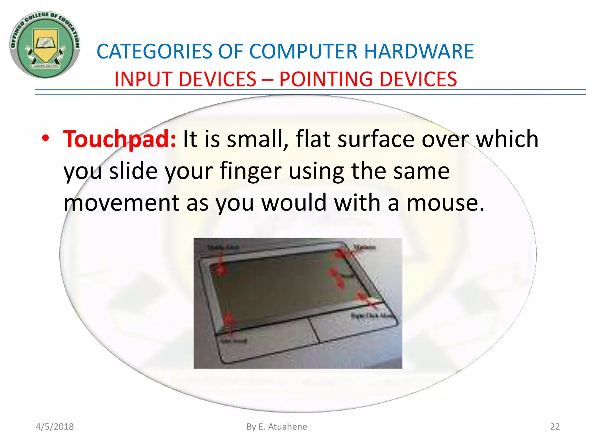 Input, Output and Storage Devices | PPTX