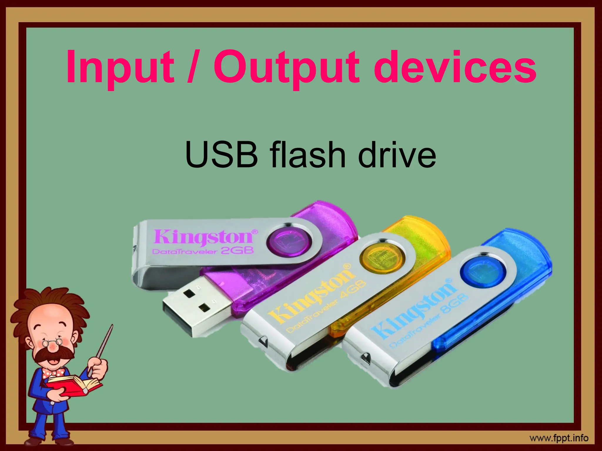 Input / Output devices
USB flash drive
 