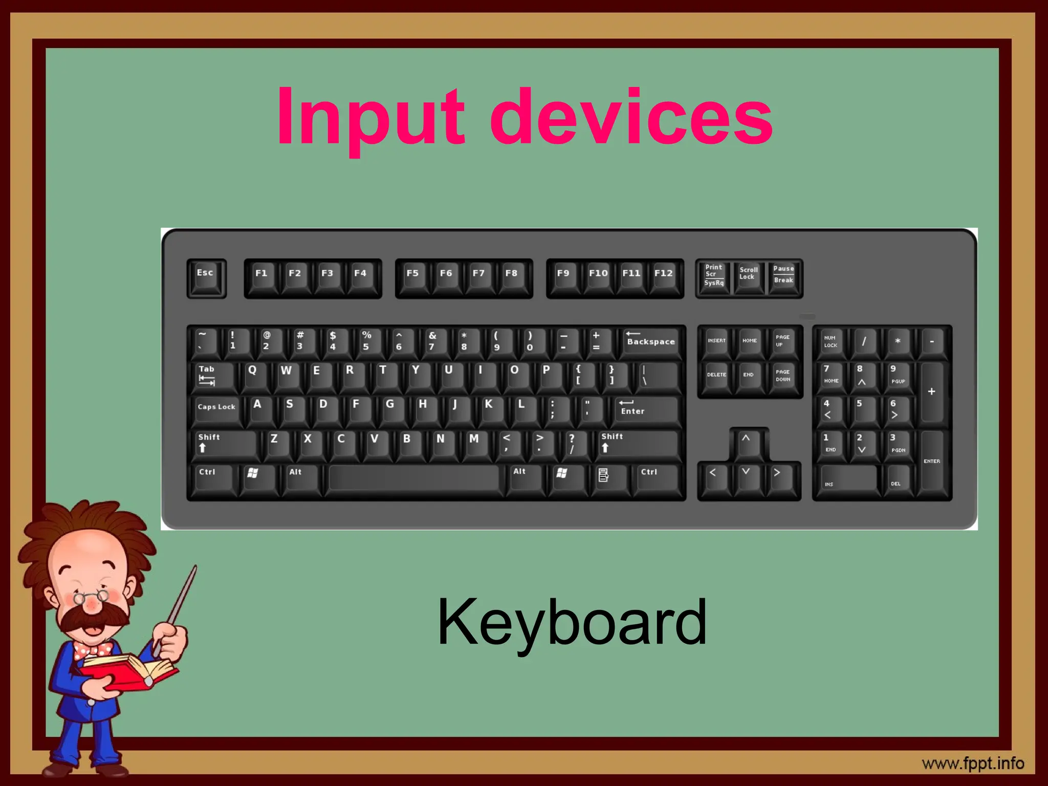 Input devices
Keyboard
 