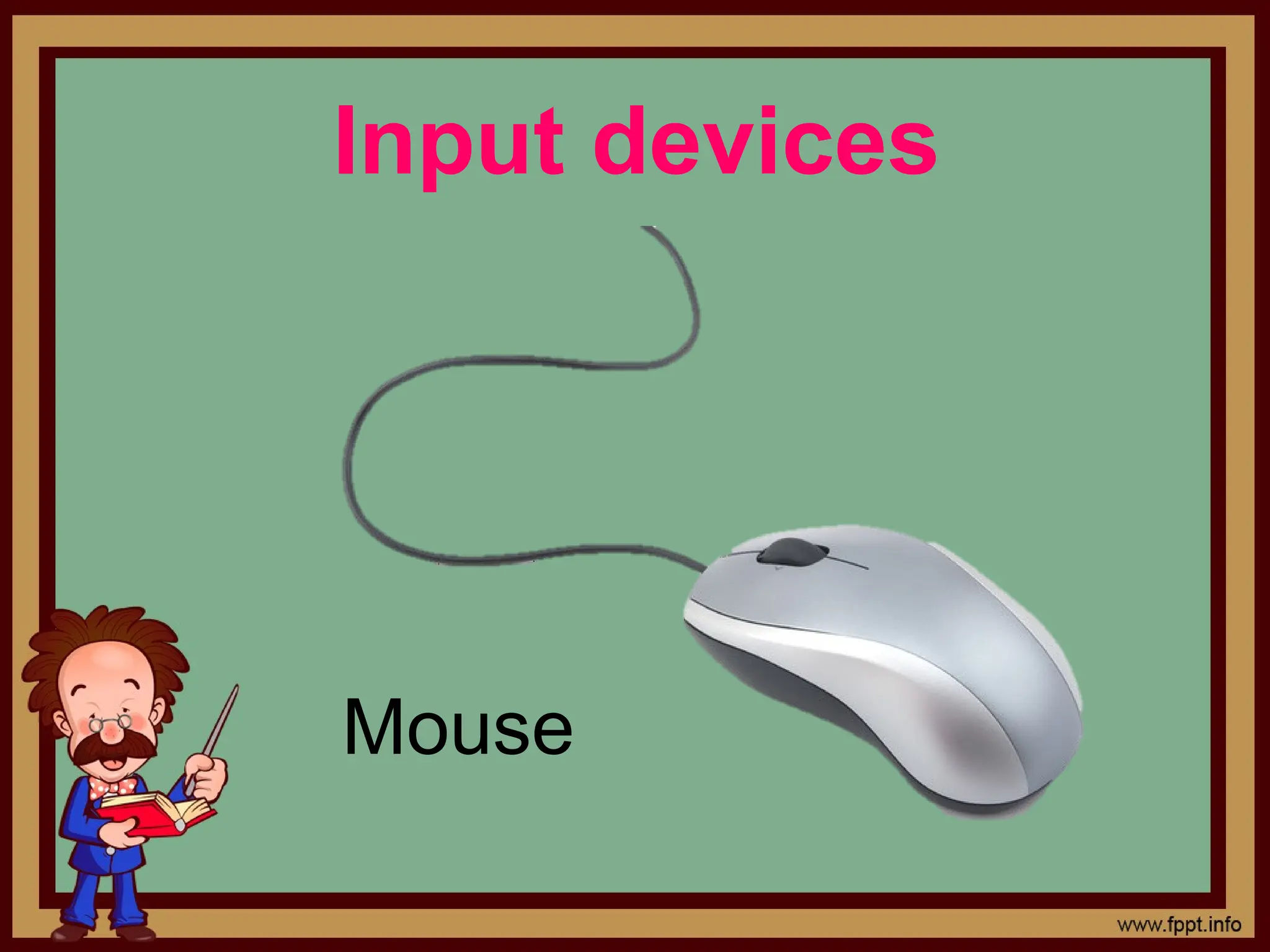 Input devices
Mouse
 