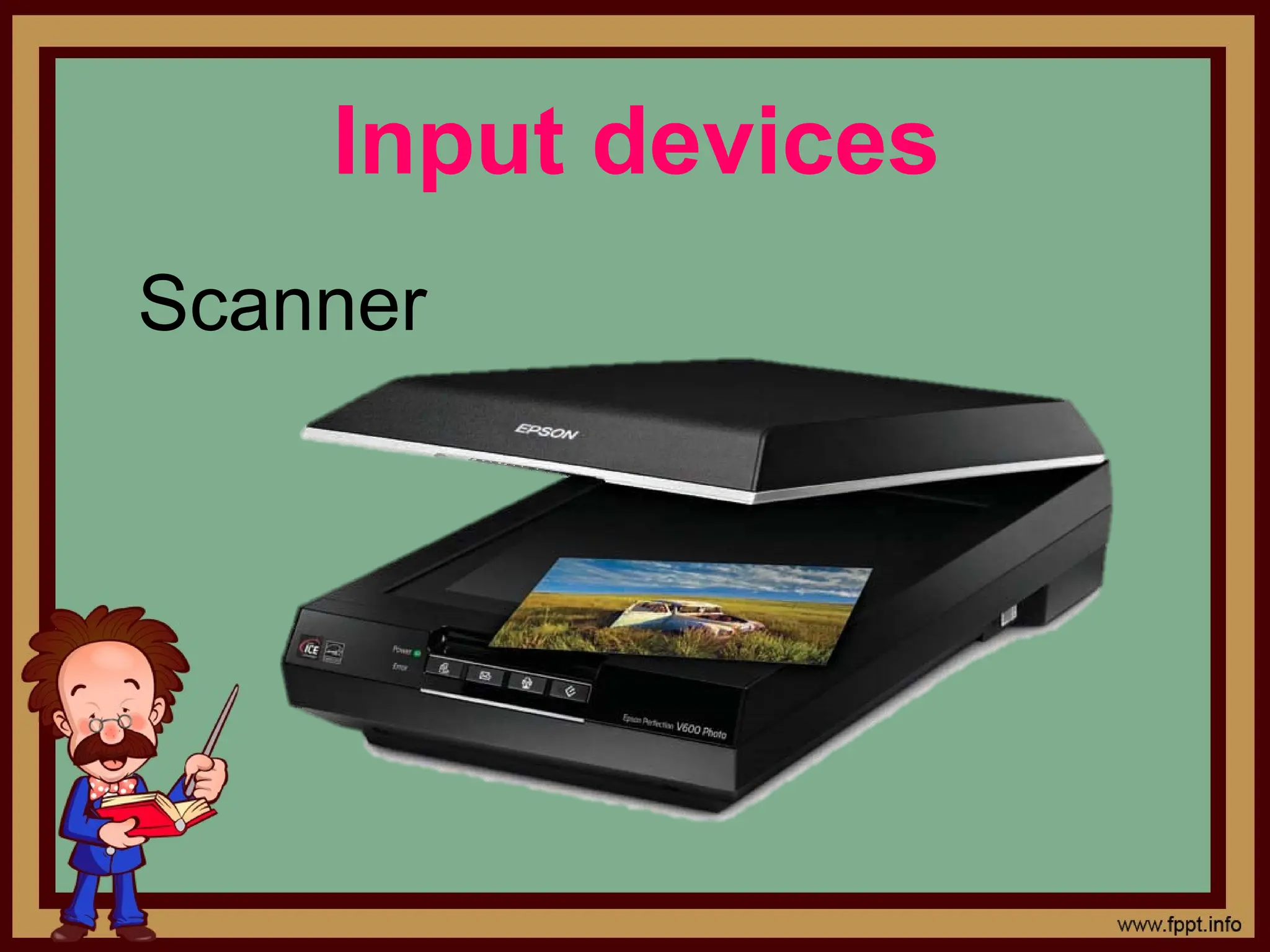 Input devices
Scanner
 