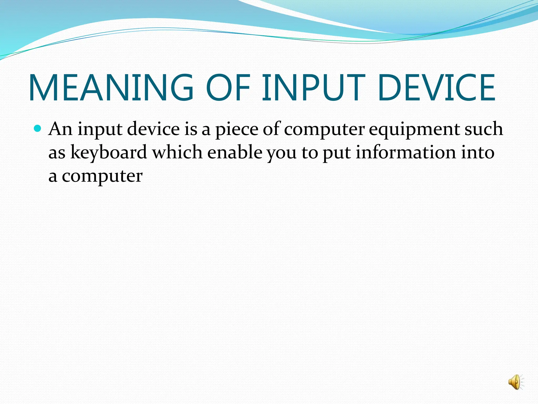INPUT AND OUTPUT DEVICES ASSIGNMENT COMPUTER.pptx | Cameras and ...