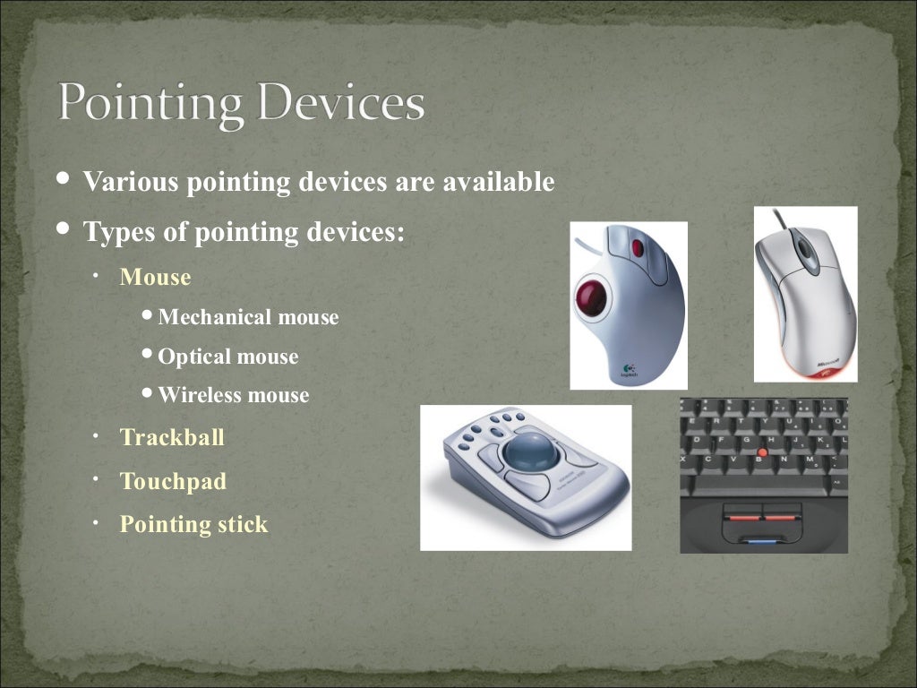 Input and output devices ppt