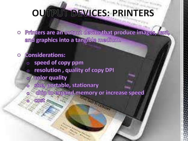 Input and Output Devices presentation for Health IT course | PPT