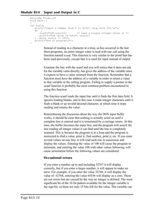 Input and output in c | PDF