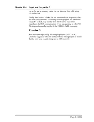Input and output in c | PDF