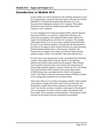 Input and output in c | PDF