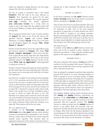 Input and output in c++ | PDF