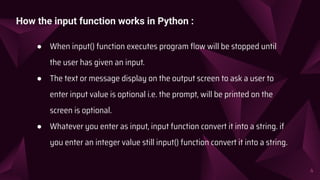 Input and Output Statements.pdf | Programming Languages | Computing