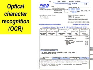 Optical
character
recognition
(OCR)
18
 