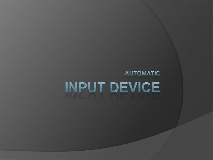 Input Device