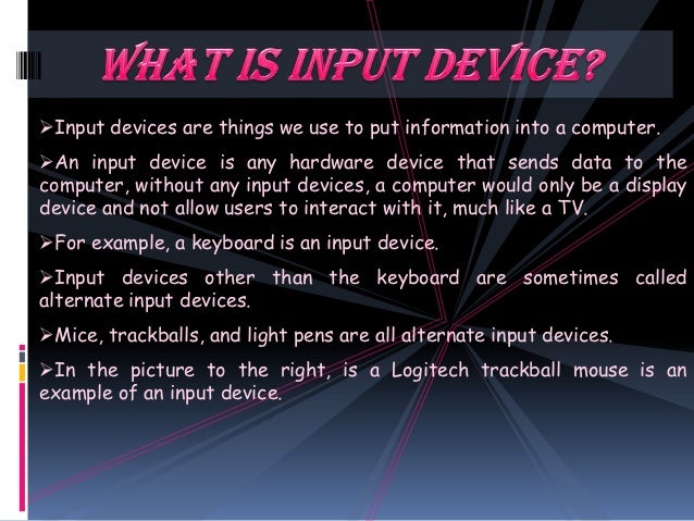 Input Devices
