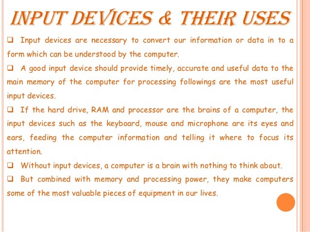 Input Devices