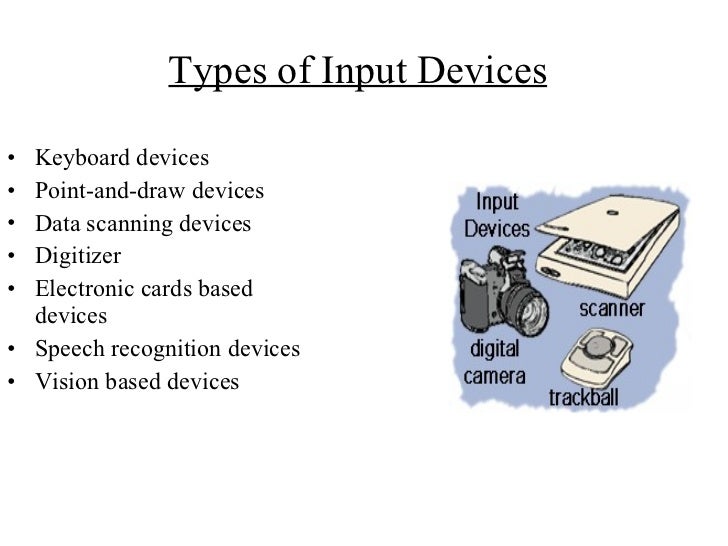 ppts on Input devices