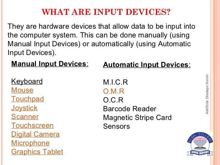 Input devices