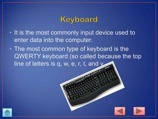 Input devices | PPTX