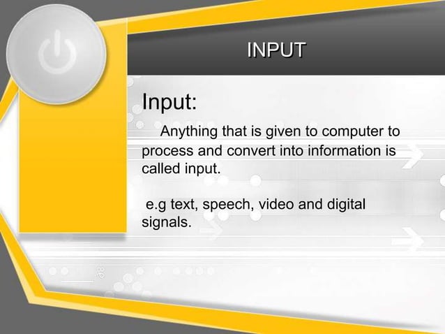 Input devices and types | PPT