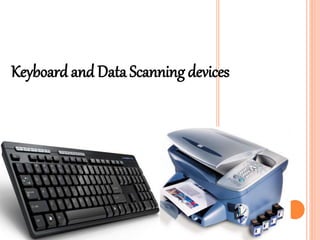 Keyboard and Data Scanning devices
 