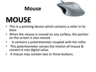 Input devices | PPT