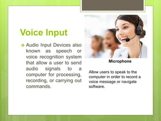 Input devices | PPTX