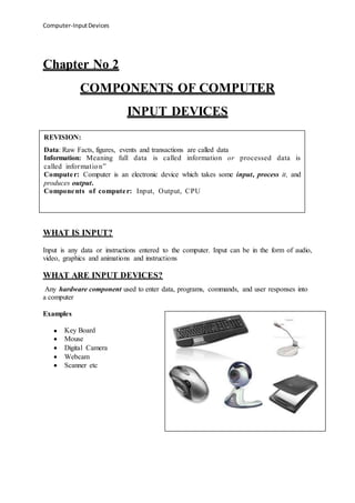 Input devices | PDF