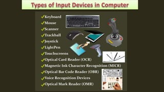 Computer Input devices | PPT