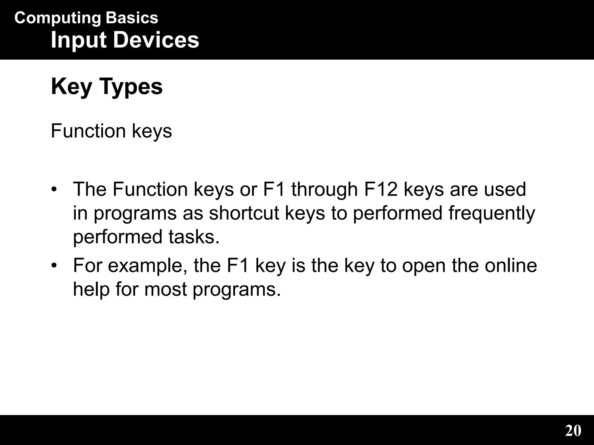 Computer system Input Devices Peripherals | PPT