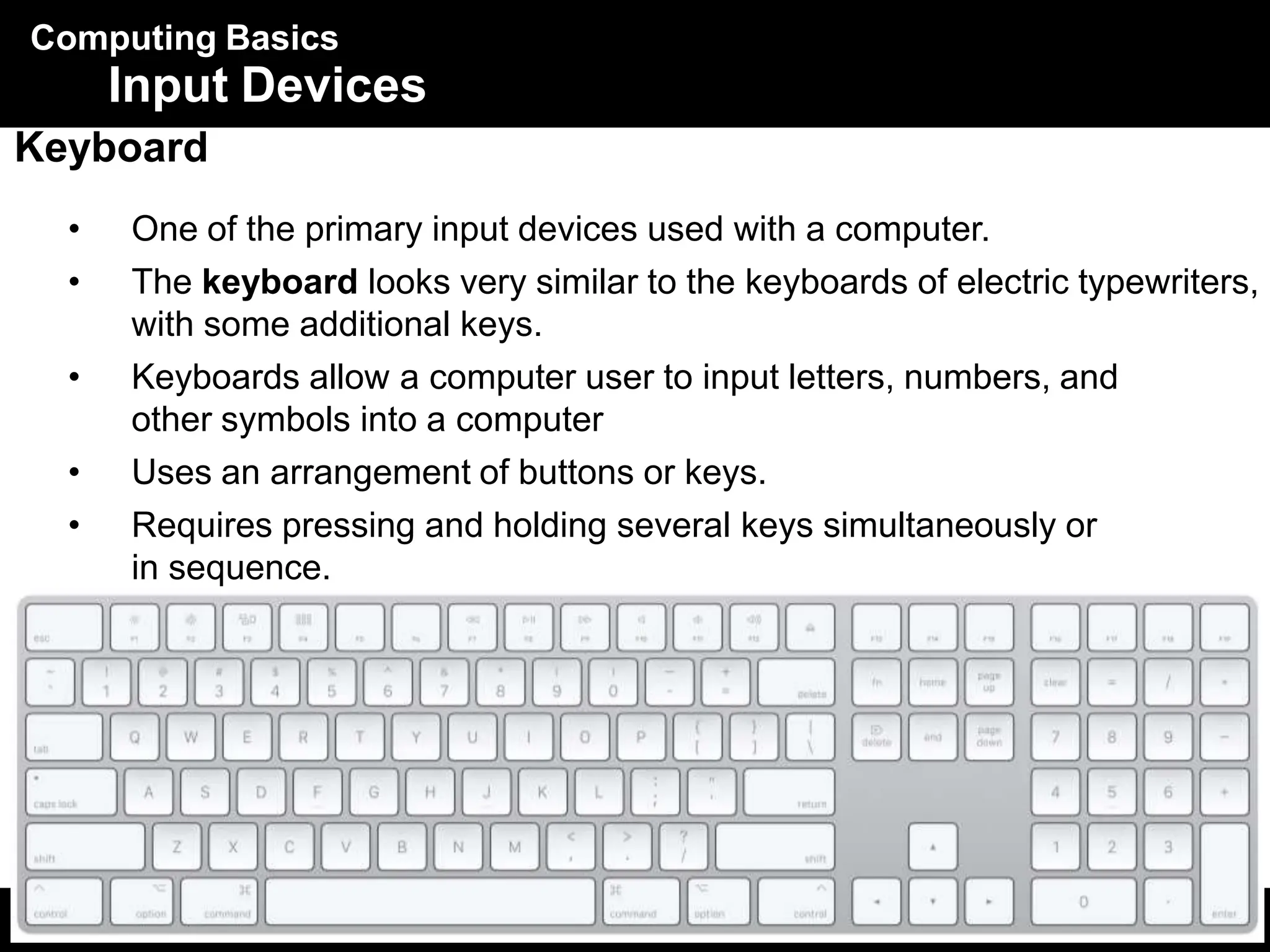 Computer system Input Devices Peripherals | PPT