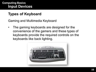 Computer system Input Devices Peripherals | PPTX