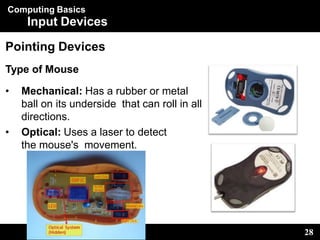 Computer system Input Devices Peripherals | PPTX
