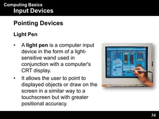 Computer system Input Devices Peripherals | PPTX