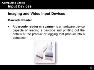 Input Rader Computer system Input Devices Peripherals | PPTX