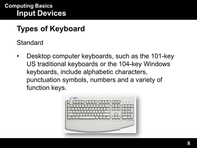 Computer system Input Devices Peripherals | PPTX